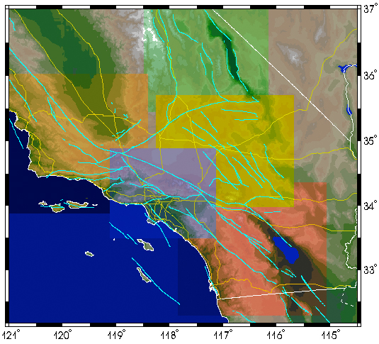 earthquake map